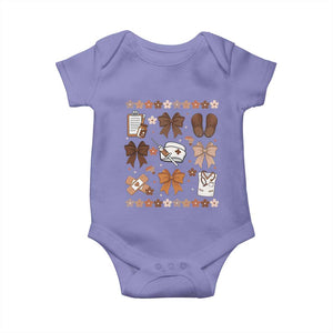 Proud Black Nurse Baby Onesie Gift For African Nurse Black History TS12 Violet Print Your Wear