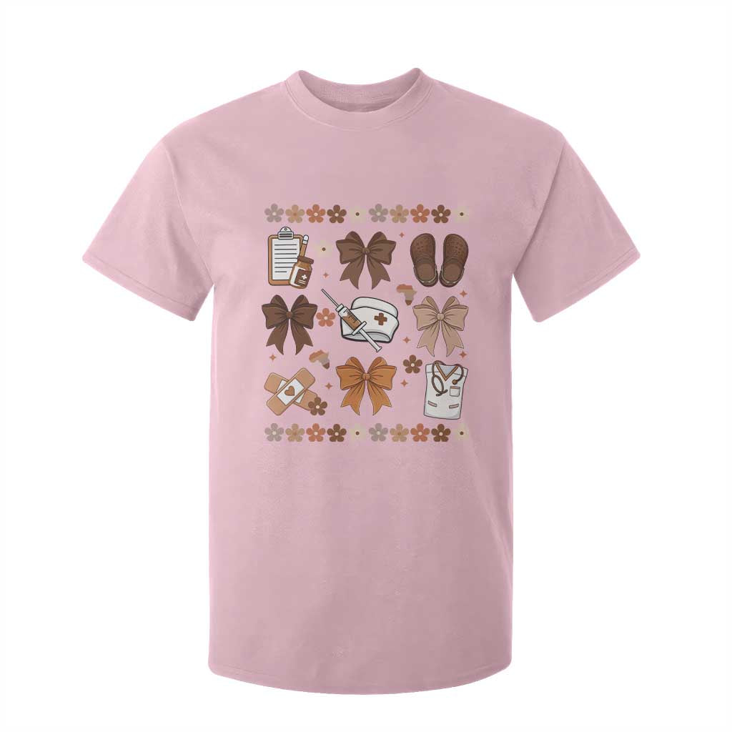 Proud Black Nurse T Shirt For Kid Gift For African Nurse Black History TS12 Light Pink Print Your Wear