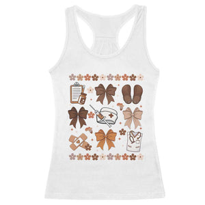 Proud Black Nurse Racerback Tank Top Gift For African Nurse Black History TS12 White Print Your Wear