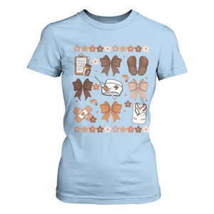 Proud Black Nurse T Shirt For Women Gift For African Nurse Black History TS12 Light Blue Print Your Wear