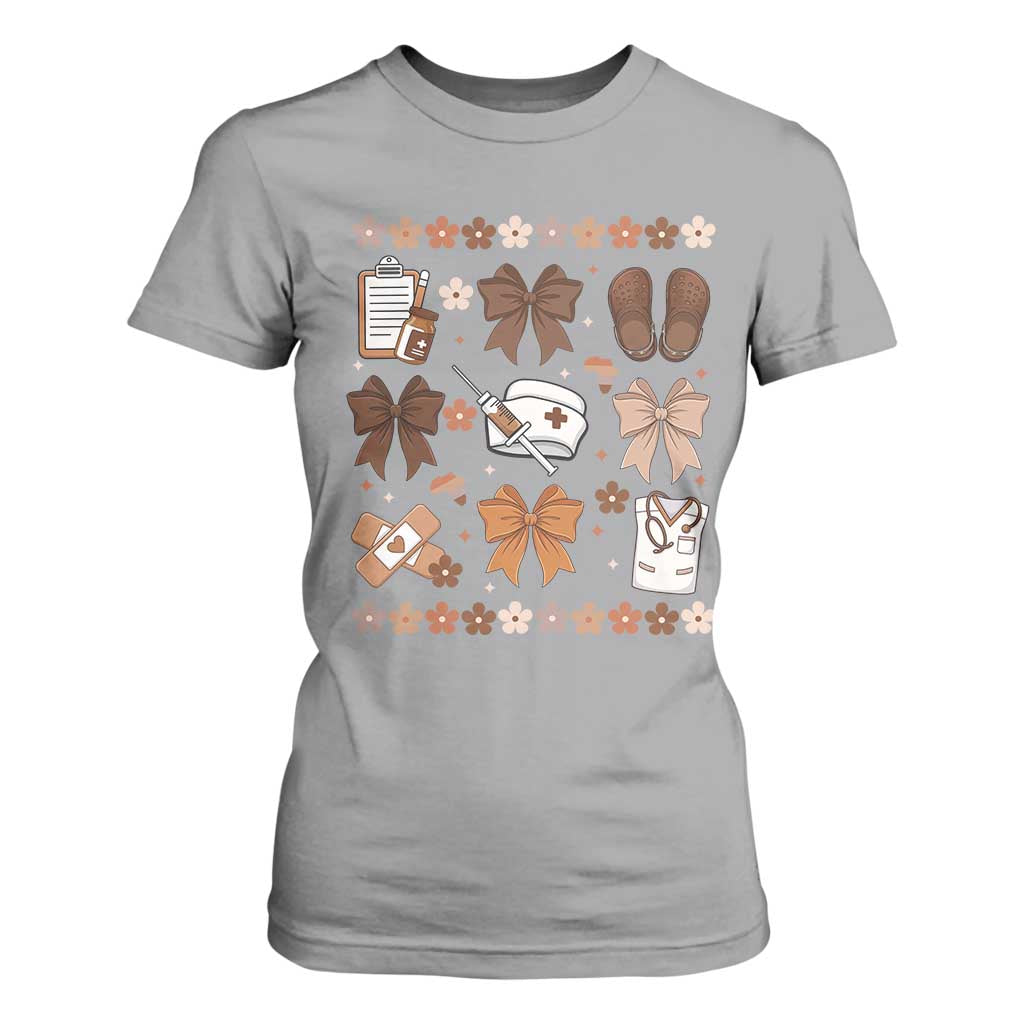 Proud Black Nurse T Shirt For Women Gift For African Nurse Black History TS12 Sport Gray Print Your Wear