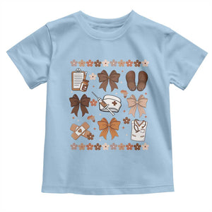 Proud Black Nurse Toddler T Shirt Gift For African Nurse Black History TS12 Light Blue Print Your Wear