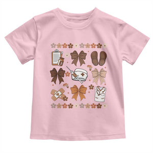 Proud Black Nurse Toddler T Shirt Gift For African Nurse Black History TS12 Light Pink Print Your Wear