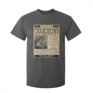 Madam C.J. Walker T Shirt For Kid I Made My Own Opportunity TS12 Dark Heather Print Your Wear