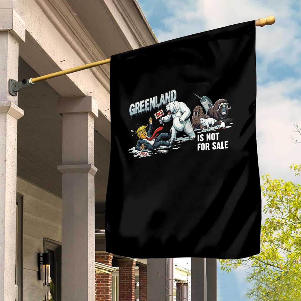 Greenland Not For Sale Garden Flag Political Humor Gift TS12 Print Your Wear
