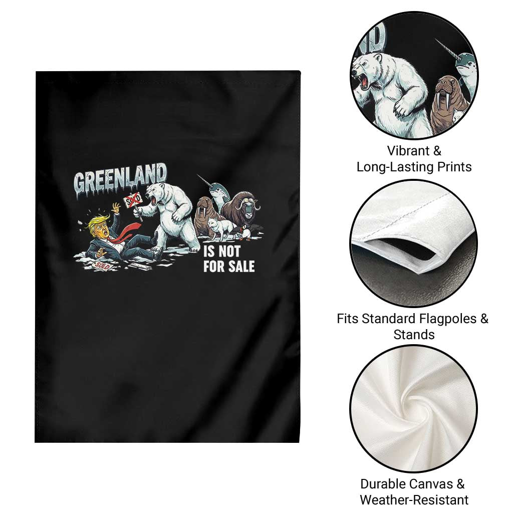 Greenland Not For Sale Garden Flag Political Humor Gift TS12 Print Your Wear