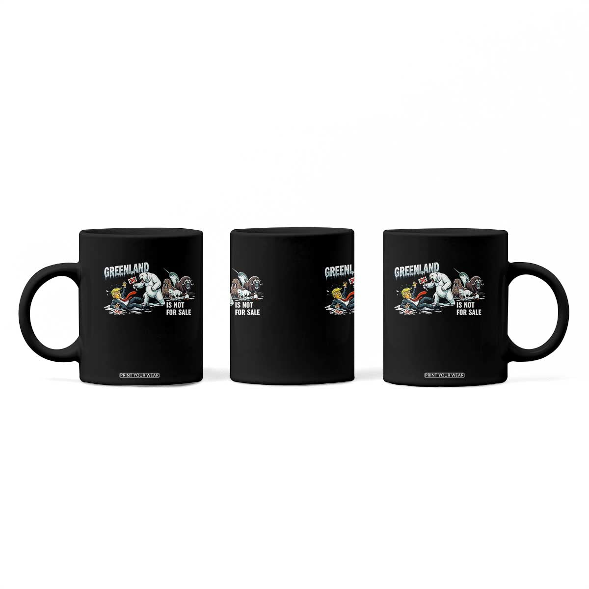 Greenland Not For Sale Coffee Mug Political Humor Gift TS12 Print Your Wear