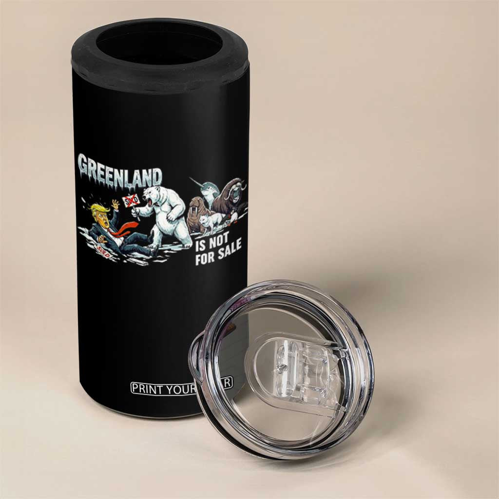 Greenland Not For Sale 4 in 1 Can Cooler Tumbler Political Humor Gift TS12 Print Your Wear