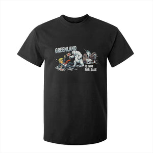 Greenland Not For Sale T Shirt For Kid Political Humor Gift TS12 Black Print Your Wear