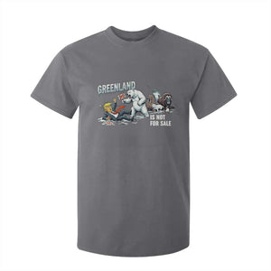 Greenland Not For Sale T Shirt For Kid Political Humor Gift TS12 Charcoal Print Your Wear