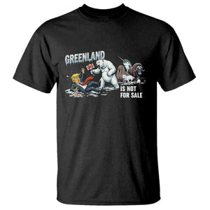 Greenland Not For Sale T Shirt Political Humor Gift TS12 Black Print Your Wear