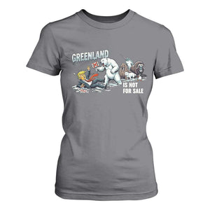 Greenland Not For Sale T Shirt For Women Political Humor Gift TS12 Charcoal Print Your Wear