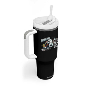 Greenland Not For Sale Tumbler With Handle Political Humor Gift TS12 Print Your Wear