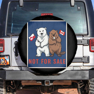 Funny Polar Bear And Beaver Political Protest Spare Tire Cover Not For Sale TS12 No hole Black Print Your Wear