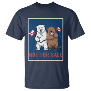 Funny Polar Bear And Beaver Political Protest T Shirt Not For Sale TS12 Navy Print Your Wear
