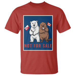 Funny Polar Bear And Beaver Political Protest T Shirt Not For Sale TS12 Red Print Your Wear