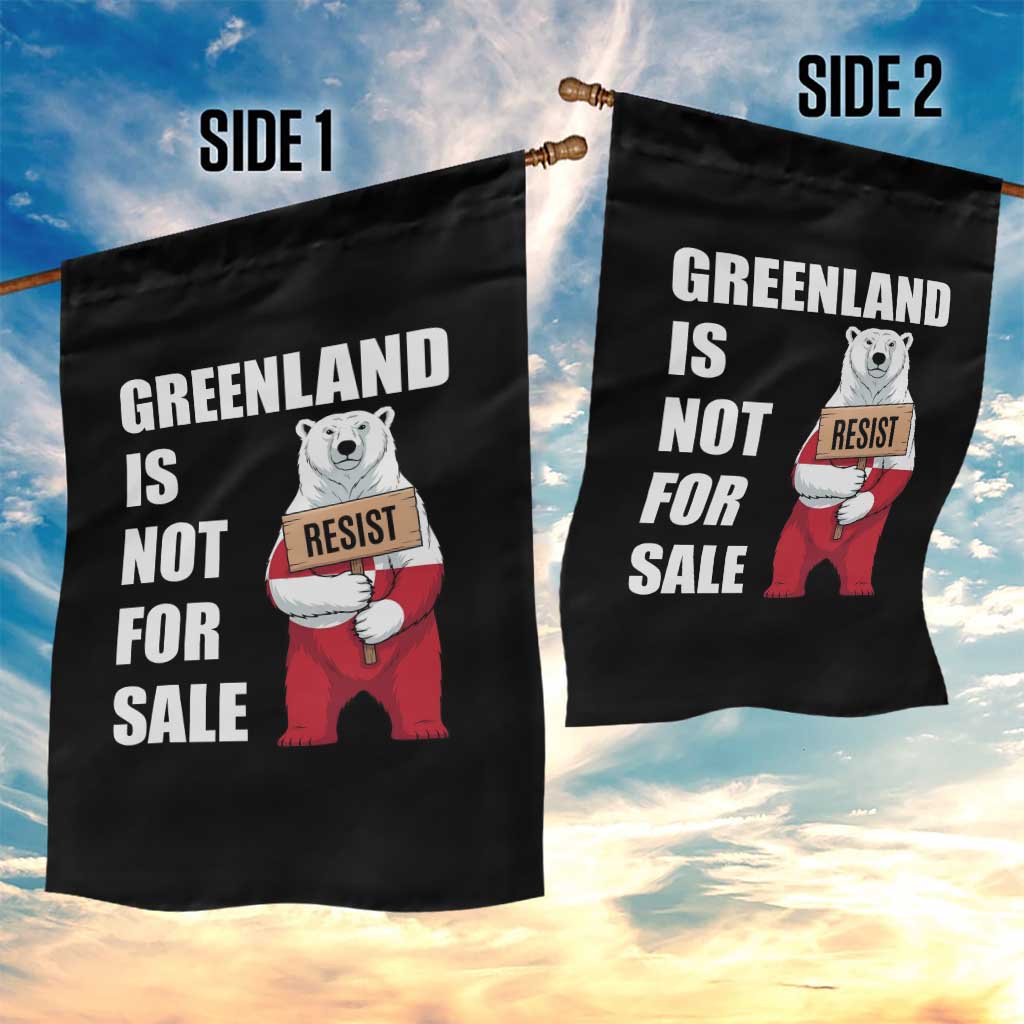 Greenland Not For Sale Garden Flag Anti Authoritarian Political Gag Gift TS12 Print Your Wear