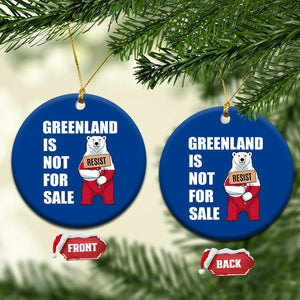 Greenland Not For Sale Ceramic Ornament Anti Authoritarian Political Gag Gift TS12 1pc Blue Print Your Wear