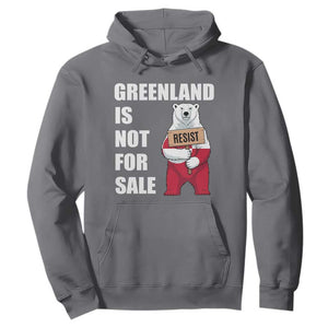 Greenland Not For Sale Hoodie Anti Authoritarian Political Gag Gift TS12 Charcoal Print Your Wear