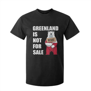 Greenland Not For Sale T Shirt For Kid Anti Authoritarian Political Gag Gift TS12 Black Print Your Wear