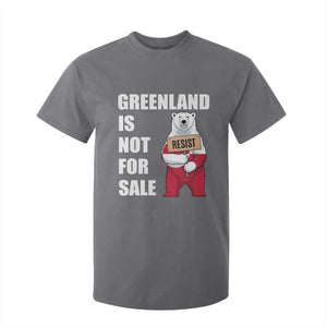 Greenland Not For Sale T Shirt For Kid Anti Authoritarian Political Gag Gift TS12 Charcoal Print Your Wear
