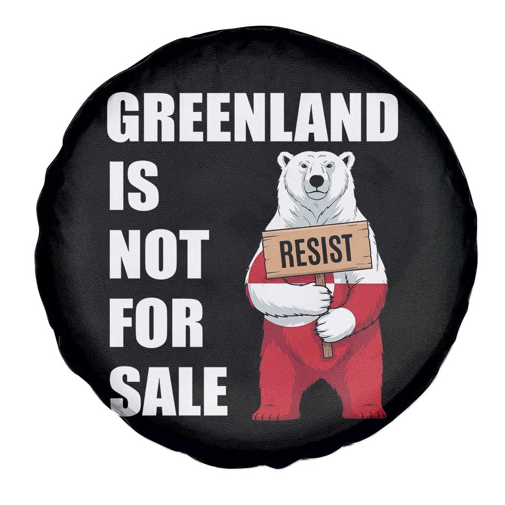 Greenland Not For Sale Spare Tire Cover Anti Authoritarian Political Gag Gift TS12 Print Your Wear