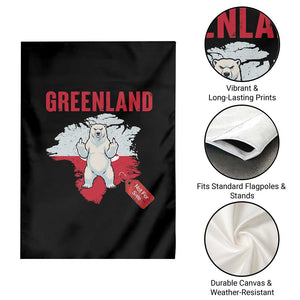 Greenland Is Not For Sale Garden Flag Support Greenlander Gift TS12 Print Your Wear
