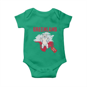 Greenland Is Not For Sale Baby Onesie Support Greenlander Gift TS12 Irish Green Print Your Wear