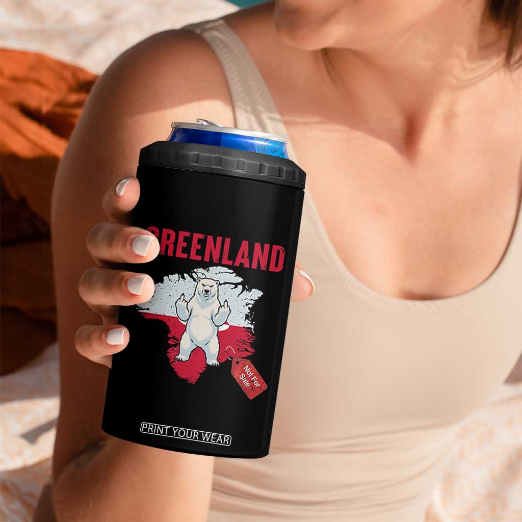 Greenland Is Not For Sale 4 in 1 Can Cooler Tumbler Support Greenlander Gift TS12 Print Your Wear