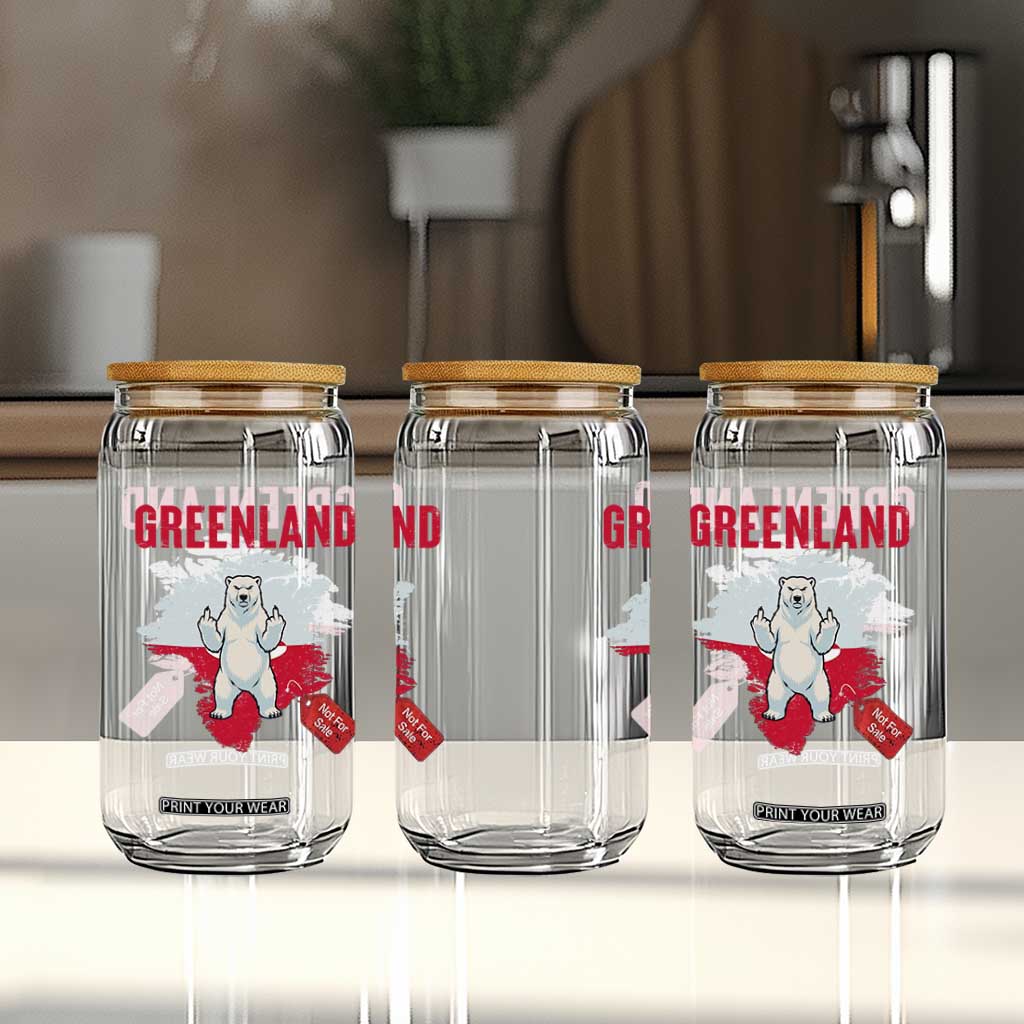 Greenland Is Not For Sale Glass Can Support Greenlander Gift TS12 Print Your Wear