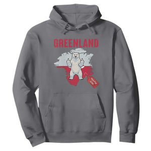Greenland Is Not For Sale Hoodie Support Greenlander Gift TS12 Charcoal Print Your Wear