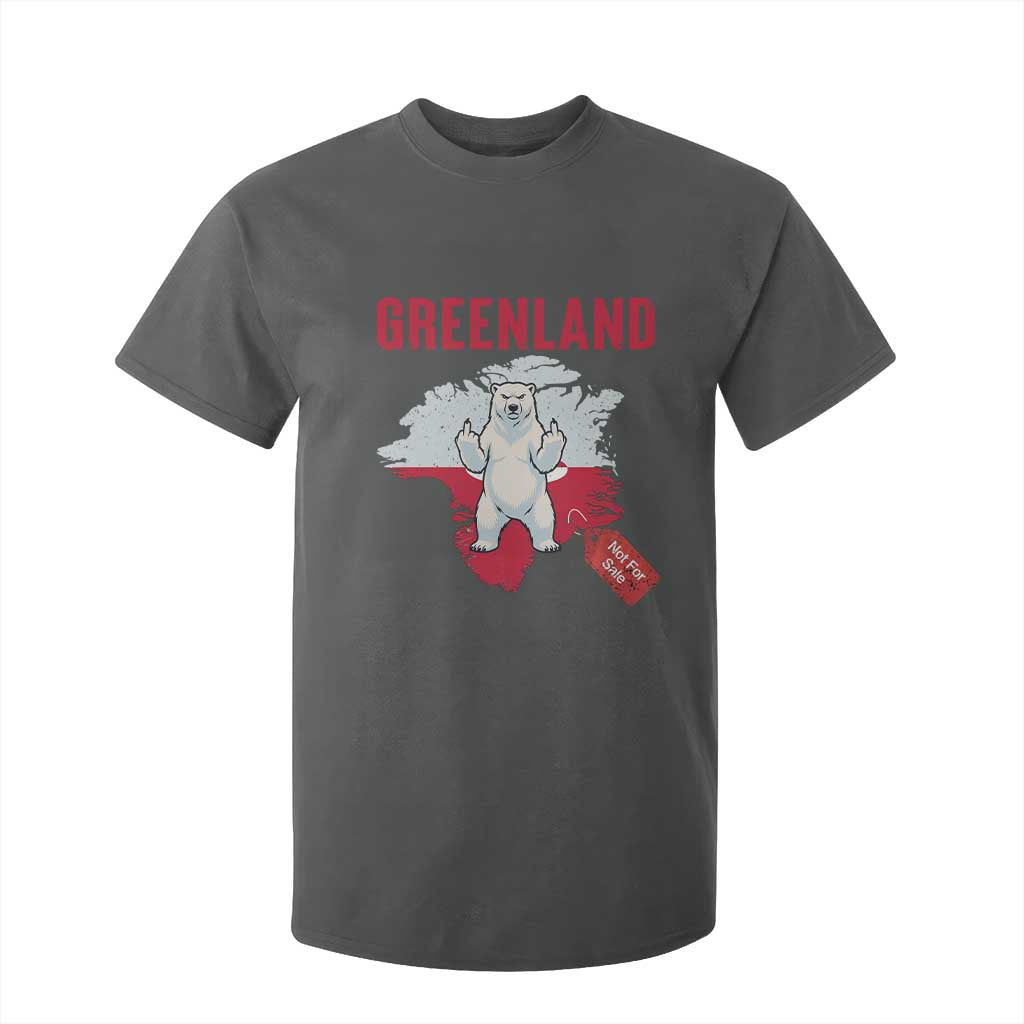 Greenland Is Not For Sale T Shirt For Kid Support Greenlander Gift TS12 Dark Heather Print Your Wear