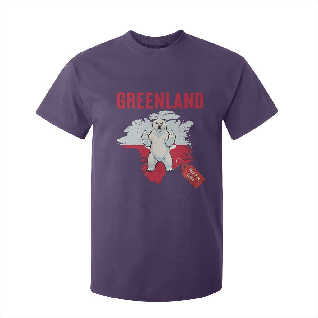 Greenland Is Not For Sale T Shirt For Kid Support Greenlander Gift TS12 Purple Print Your Wear