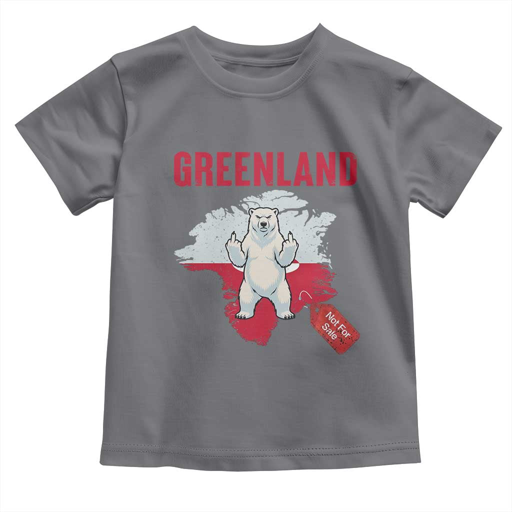 Greenland Is Not For Sale Toddler T Shirt Support Greenlander Gift TS12 Charcoal Print Your Wear