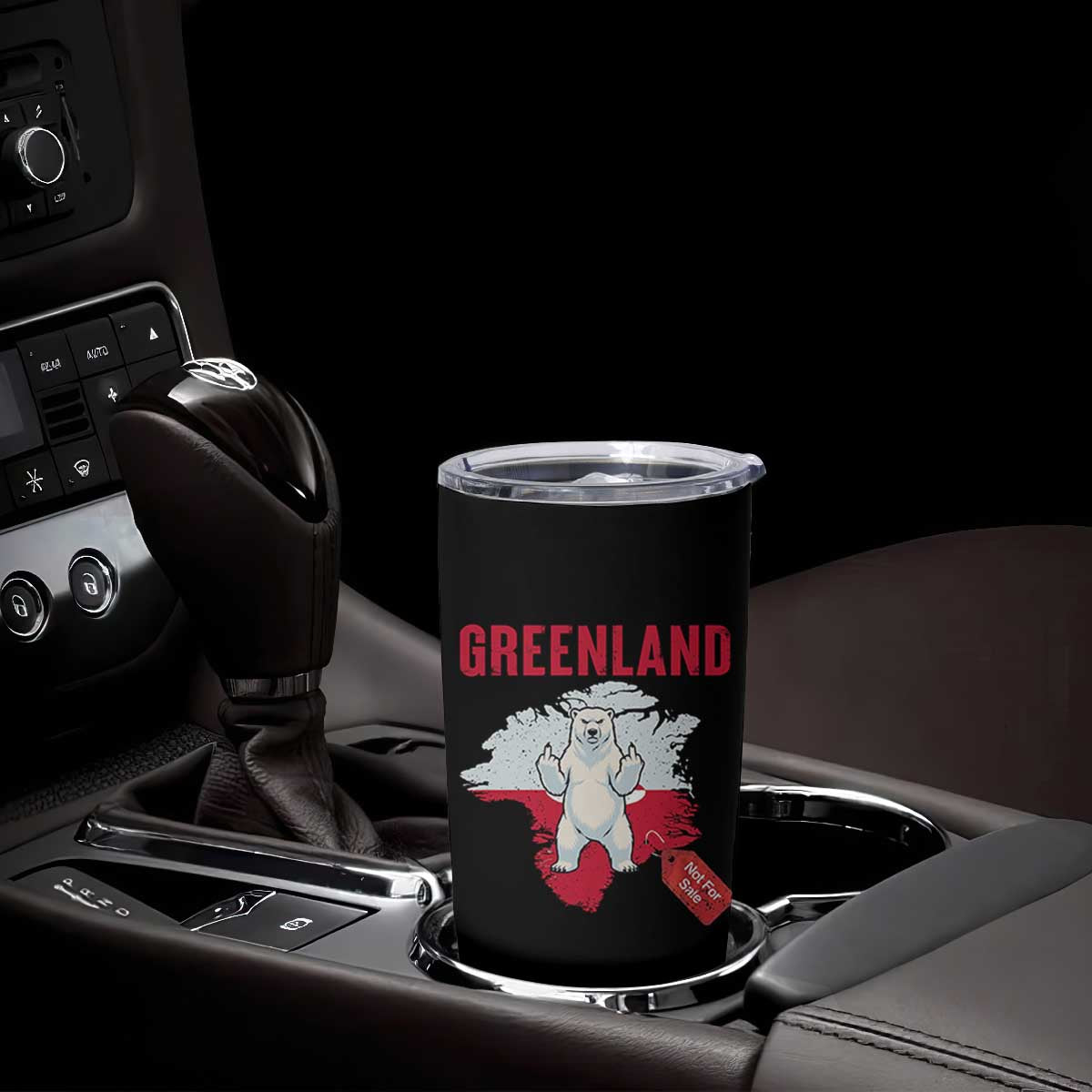 Greenland Is Not For Sale Tumbler Cup Support Greenlander Gift TS12 Print Your Wear