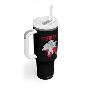 Greenland Is Not For Sale Tumbler With Handle Support Greenlander Gift TS12 Print Your Wear