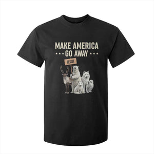 Make America Go Away T Shirt For Kid Greenland Support Gift TS12 Black Print Your Wear