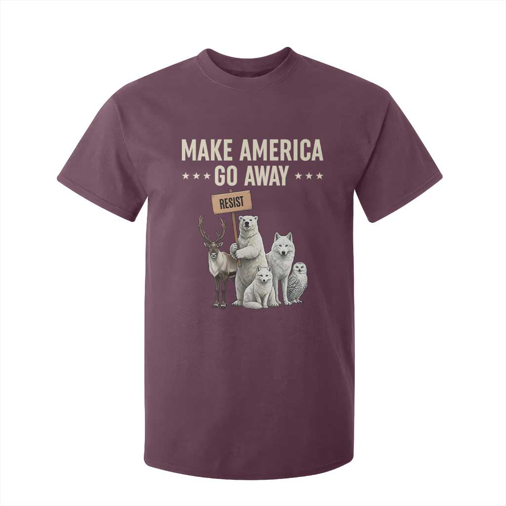 Make America Go Away T Shirt For Kid Greenland Support Gift TS12 Maroon Print Your Wear