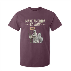 Make America Go Away T Shirt For Kid Greenland Support Gift TS12 Maroon Print Your Wear