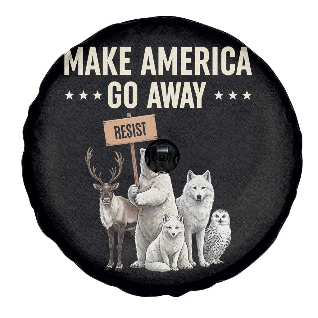 Make America Go Away Spare Tire Cover Greenland Support Gift TS12 Print Your Wear