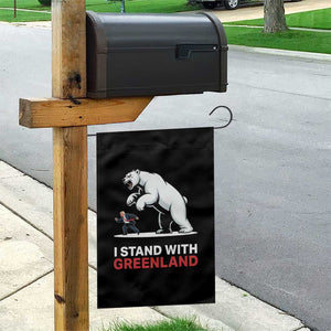 I Stand With Greenland Garden Flag Anti Fascist Political Parody Gift TS12 Print Your Wear