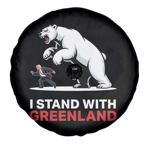 I Stand With Greenland Spare Tire Cover Anti Fascist Political Parody Gift TS12 Print Your Wear