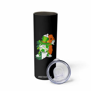 Funny Dabbing Soccer Ball Skinny Tumbler St Patricks Day TS12 Print Your Wear