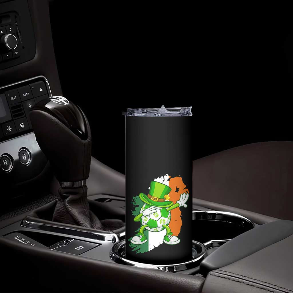 Funny Dabbing Soccer Ball Skinny Tumbler St Patricks Day TS12 Print Your Wear