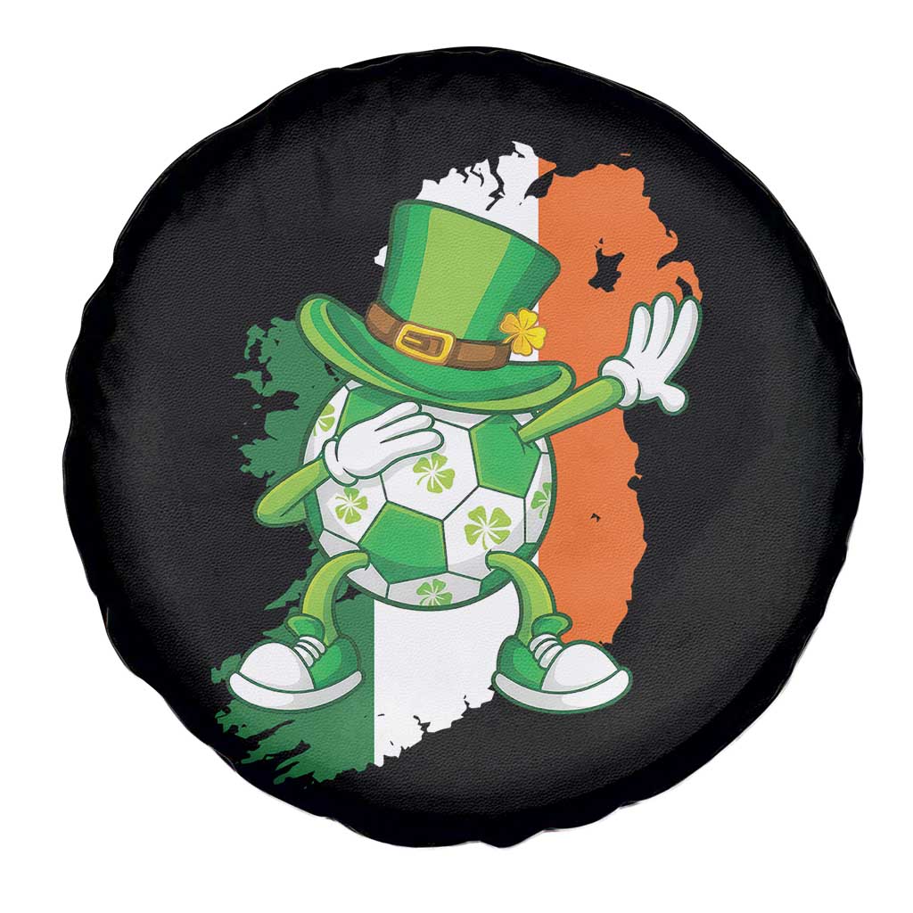 Funny Dabbing Soccer Ball Spare Tire Cover St Patricks Day TS12 Print Your Wear