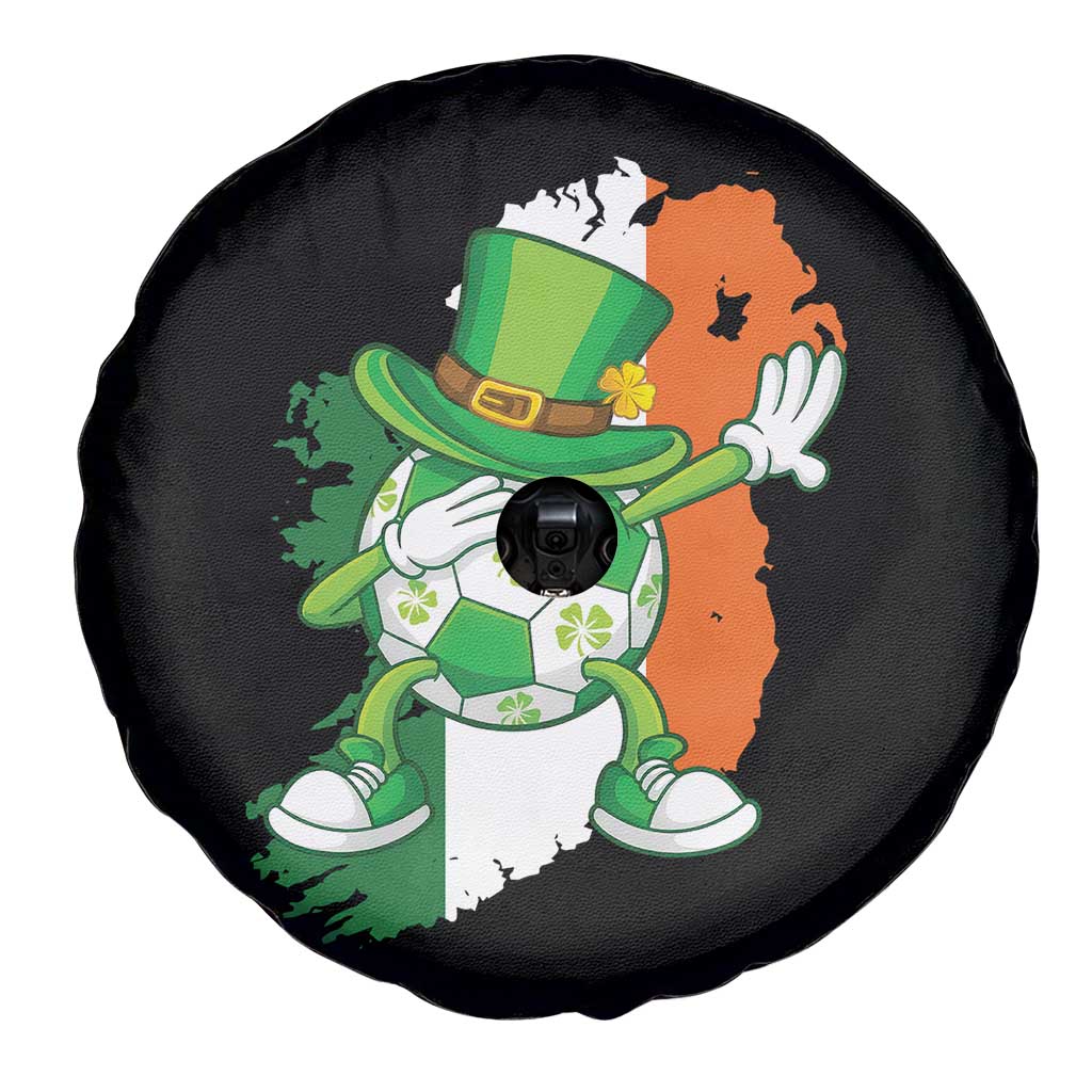 Funny Dabbing Soccer Ball Spare Tire Cover St Patricks Day TS12 Print Your Wear