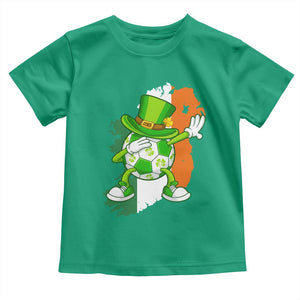 Funny Dabbing Soccer Ball Toddler T Shirt St Patricks Day TS12 Irish Green Print Your Wear
