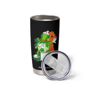 Funny Dabbing Soccer Ball Tumbler Cup St Patricks Day TS12 Print Your Wear