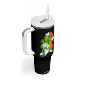 Funny Dabbing Soccer Ball Tumbler With Handle St Patricks Day TS12 Print Your Wear