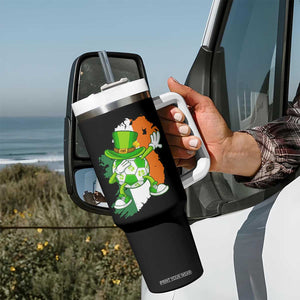 Funny Dabbing Soccer Ball Tumbler With Handle St Patricks Day TS12 Print Your Wear